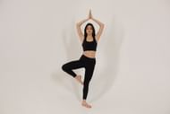 Tree pose. (Image credits: Freepik)